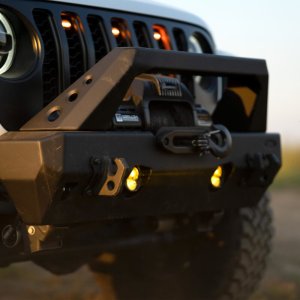Jeep Wrangler JL Fog Light Kit - Front - KC HiLiTES - FLEX ERA 3 Dual Mode SAE - `10-`24